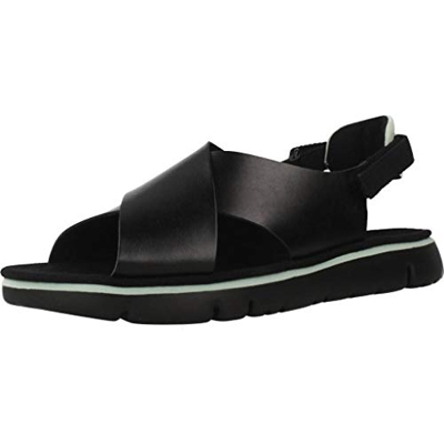 Camper Oruga Sandal, Sandalias de Talón Abierto para Mujer, Rosa (Black 1), 37 EU