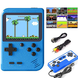 HMEDA Consola de Juegos Portátil, Juegos Electrónicos Portátiles 3 Pulgadas 500 Juegos Retro FC Game Player Consola de Juegos y Conexión de TV con Bat características