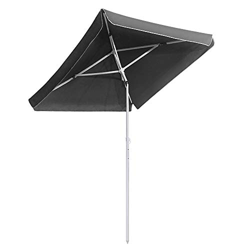 Aufun Parasol Beach 140 x 185 cm Sombrilla Plegable Market de poliéster UV50 + protección Solar Altura Ajustable Sombrilla de jardín de Playa, Altura  características