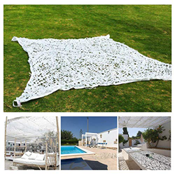 Red de Camuflaje Malla de Sombra Malla Camuflaje Blanca Red Protección Solar Velas de Sombra Toldos Tienda de Tela Oxford para Niños Decoración de Jar características