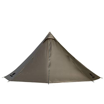 OneTigris Smokey - Tienda de campaña Tipi Resistente al Agua (Teepee), para 2 Personas, Tienda Ligera para chimeneas, Camping, Exteriores, Doble Shelt