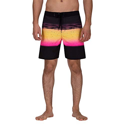 Hurley M Phantom Overspray 18' Bañadores, Hombre, Anthracite, 38