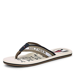 Tommy Hilfiger Hilfiger Maritime Beach Sandal, Sandalias con Punta Abierta para Hombre, Marrón (Nomad Gpf), 42 EU precio