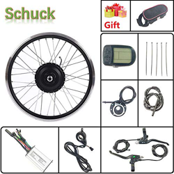 Schuck 36V 500W Kit de conversión de Motor de Bicicleta eléctrica de Rueda Delantera de 20 Pulgadas, Cubo de Bicicleta LCD KT-LCD5 precio