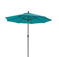SORARA Faro Parasol Sombrilla Jardin, Turquesa, Ø 330 cm, Másti 38 mm características
