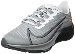 Nike Air Zoom Pegasus 37, Zapatillas para Correr para Hombre, Particle Grey Dk Grey Black White Pure Platinum Laser Orange, 45 EU en oferta