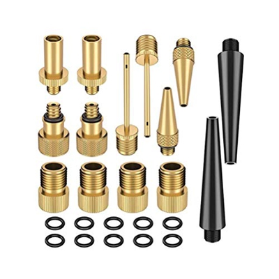 LIOOBO Adaptador de válvula de Bicicleta Adaptador de Boquilla de Aguja de Bicicleta Bomba de Bola Aguja para Bicicletas inflador de neumáticos compre