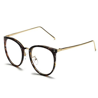 Hzjundasi Ojo de gato Gafas anti luz azul para ordenador/lectura/video juegos/anti fatiga y contra UV400 Vintage - Gafas Gaming para Mujer Hombres