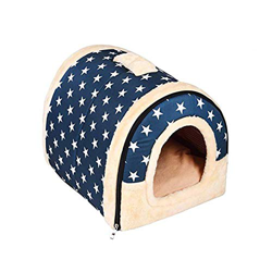Kentop - Cueva para Perros, caseta para Mascotas, Perro, Gato, portátil, Plegable, 35 * 30 * 28cm, 35 * 30 * 28cm en oferta