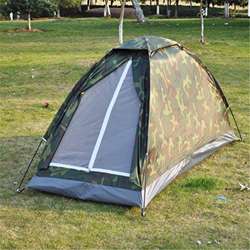 Hung Kai Tienda de Campaña de Camuflaje Actividades al Aire Libre, para Acampada, Camping, Soltera, Doble, 3 a 4 Personas, Camuflaje, Individual precio