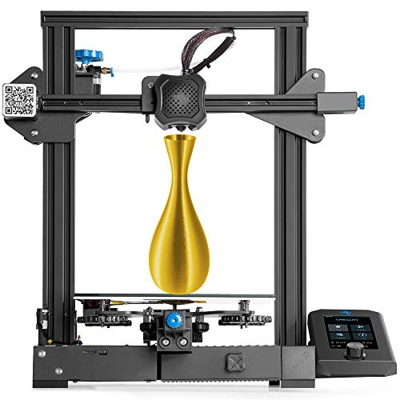 Impresora 3D Creality Ender-3 V2, 2020 Impresora 3D mejorada con placa base silenciosa, reanudar la impresión, práctica caja de herramientas, nueva pa