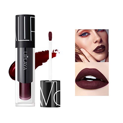 Mimore Moist Lipstick Maquillaje profesional Lápiz labial líquido, impermeable Taza antiadherente Sexy Colors Lápiz labial Hidratante Suavizante,Durad