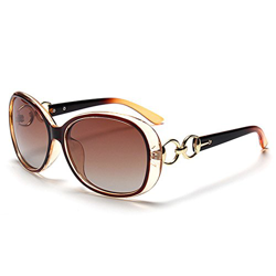 BLDEN Gafas de Sol Polarizadas Mujer, Moda Casual Estilo Gafas de Sol Oval Elegante UV 400 Protection precio