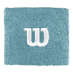 Wilson W Wristband Muñequera de Tenis, Mujer, Azul (Aqua), OSFA características