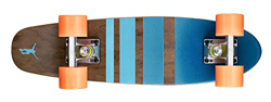 Ridge Skateboards Maple Mini Dark Dye - Longboard, Color Naranja, Talla 22-Inch en oferta