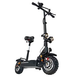 GUNAI Patinete Electrico Adulto Scooter Plegable Todoterreno de Doble Unidad 3200w con Batería de Litio de 60V 24AH en oferta