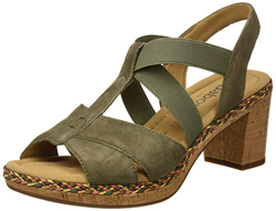 Gabor Shoes Comfort Sport, Sandalia con Pulsera para Mujer, Verde (Oliv (Kork/Flecht) 34), 39 EU precio