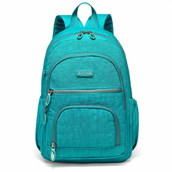 AOTIAN Mujer Peso Ligero Mochilas de Casual Juveniles Bolsas Escolares Bolsa de uso diario 9 Litros Turquesa en oferta