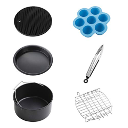 Innsky Accesorios para freidoras sin Aceite 5.5L, Juego de 6 Piezas universales compatibles con Todas Las Marcas y Todos los Modelos estándares de fre en oferta