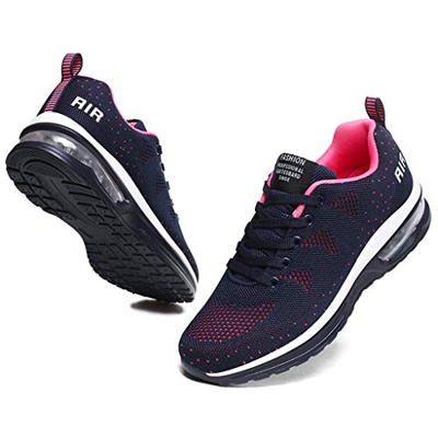 Zapatillas Casual para Deporte Mujer de Senderismo para Mujer, de Malla Ligera, Transpirables, cómodas Zapatos para Caminar Mesh Running Transpirable 