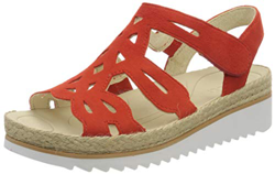 Gabor Shoes Gabor Jollys, Sandalia con Pulsera para Mujer, Rojo (Koralle 15), 39 EU precio