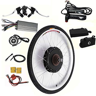 Kit de conversión para bicicleta eléctrica de 26 pulgadas, 48 V, 1000 W, con controlador