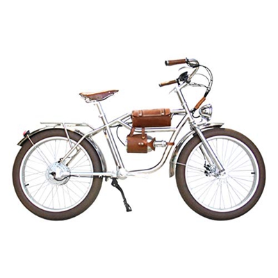 Skyzzie Bicicleta Eléctrica con Pedales 500W Ebike Bici de Ciudad Bicicleta Electrica de Paseo,Batería De Litio 48V,Aspecto Retro,Neumático Marrón de 