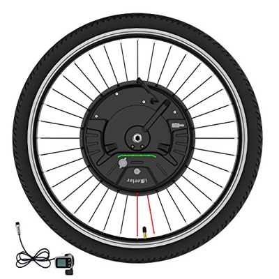 QMRePow 36V 350W Imortor 3.0 Kit de conversión de Bicicleta eléctrica, Kit de conversión de Bicicleta eléctrica de Rueda Delantera Todo en uno con bat