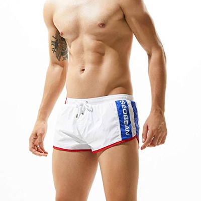 Cranky Orange Pantalones de Playa recreativos de Verano para Hombre cosen Ropa de baño Pantalones de natación Pantalones de moralidad Pantalones de Su