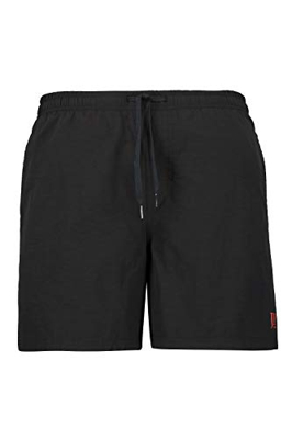 JP 1880 Badeshort 1/2 Uni Pantalones Cortos de baño premamá, Negro (Negro 70253210), XXXXL para Hombre