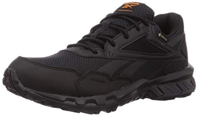 Reebok Ridgerider 5 GTX, Zapatillas de Trail Running para Hombre, Negro/Negro/HIVIOR, 43 EU