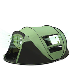 JDK Tienda de campaña para Carpa automática de 3 a 4 Personas Fácil de Instalar Toldo Impermeable 100% UV para Fiestas Familiares de Camping en oferta