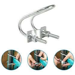 ZARQ Clip Fijo para Sombrilla, Patio Balcón Barandilla Sombrilla Soporte Universal Abrazadera de Sombrilla Metal Fijación Soporte para Sombrillas Para en oferta