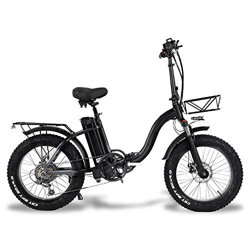 CMACEWHEEL Y20 Bicicleta de Nieve eléctrica Plegable, Motor 750W, batería 48V 15Ah / 20Ah, Bicicleta montaña de 20 Pulgadas, Bicicleta de Asistencia c precio