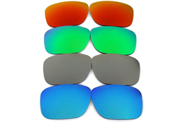 GALAXYLENSE Lentes de Repuesto para Oakley Holbrook Blue&gray&green&red Color Polarizados, Gratis ENVÍO y MANEJO 4 Pares - Blue&gray&green&red, Estánd en oferta