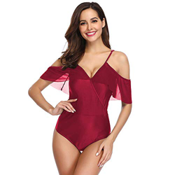 Trajes de baño de una Pieza para Mujer Elegante Tirantes Sexy Bikinis Traje de baño Monokinis Trajes de baño Vintage características