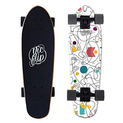 VOMI SFRMUT 27" Cruiser Skateboards de Madera de Arce de 7 Capas Tablas Completas Retro Skate de Surf Vintage, Skateboard Completos con Rodamientos AB en oferta