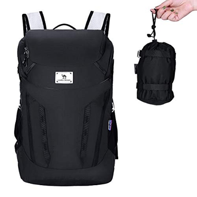 CAMEL CROWN 40L Mochila Plegable Ultraligera de Senderismo, Mochila de Viaje Compacta y Duradera para Excursionismo Acampar Escalada Camping Excursión