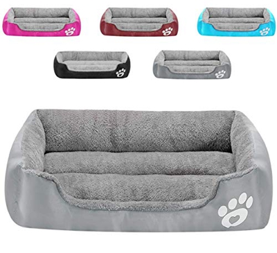 EXMOGO Cama para Perros Cama para Gatos, Camas para Mascotas Suaves y cómodas con algodón PP, Adecuada para Mascotas pequeñas, Medianas y Grandes XL: 