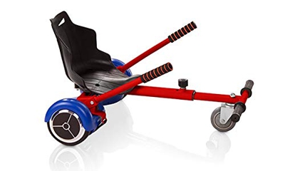 OVIBOARD Asiento Hoverboard, Kart para Patinete (Rojo)