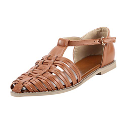 Sandalias para Mujer, Verano Zapatos de Tacón de Aguja Puntiagudo Punta Cerrada Diseño Elegante Modo Elegante para Fiesta Sandalias Planas Playa Zapat en oferta
