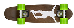 Ridge Skateboards Maple Mini Dark Dye - Longboard, Color Verde, Talla 22-Inch en oferta