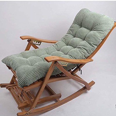 Tumbona Plegable Jardín Silla Gravedad Cero Sillón De Playa Relajante Textilene Respaldo Reclinable Marco Acero Carga 150Kg,Verde,Cushion (120 * 48cm)