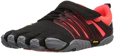 Vibram Fivefingers V-Train, Zapatillas de Deporte para Mujer, Negro (Black/Coral/Grey Black/Coral/Grey), 39 EU
