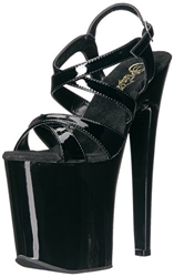 Pleaser XTREME-872 Blk Pat/Blk UK 5 (EU 38) características