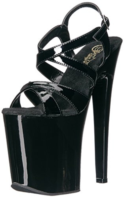 Pleaser XTREME-872 Blk Pat/Blk UK 5 (EU 38)