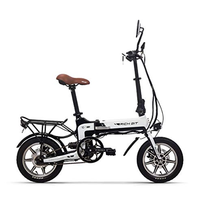 RICH BIT Plegable Scooter eléctrico Compacto 250W 14 Inch City Electric Bike Urban Commute Bike
