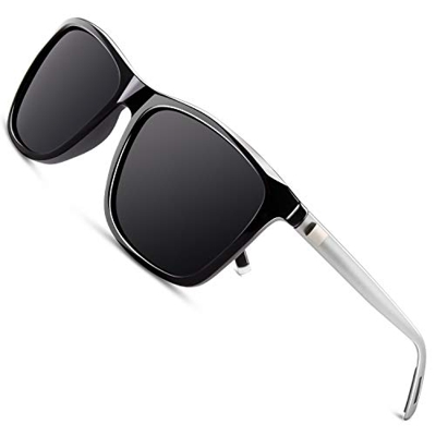 GQUEEN Gafas de sol polarizadas Clásico Retro para Hombre y Mujer UV400 GQ33