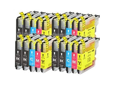 Bramacartuchos - 20 X Cartuchos compatibles NON OEM BROTHER LC985, DCP J125, DCP J315W, DCP J515W, DCPJ125, DCPJ315W, DCPJ515W Brother MFC J265W, MFC 