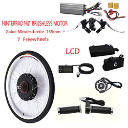 WUPYI2018 Kit de conversión de bicicleta eléctrica, 28" Kit de conversión de bicicleta eléctrica Kit de conversión de bicicleta trasera Kit, tamaño 48 en oferta